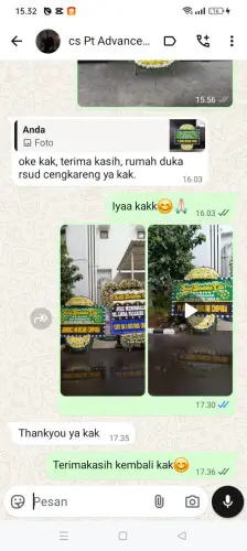 Testimonial Papan Bunga Pernikahan cipasang